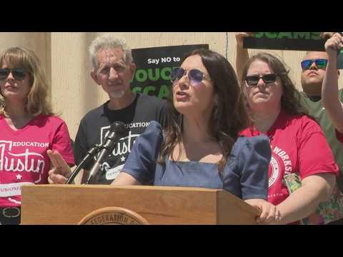 Gina Hinojosa proposes sending every Texas household $1,500 in her bid to oust Greg Abbott