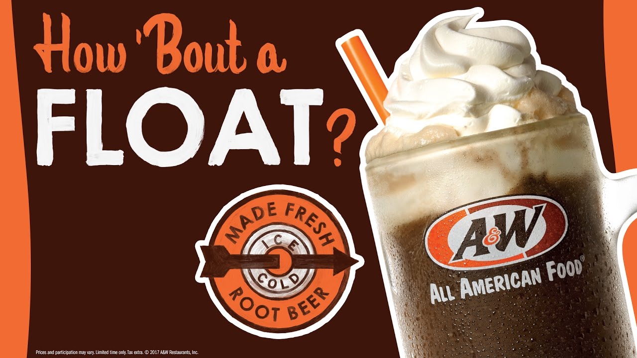 A&W's Made Fresh Root Beer Floats