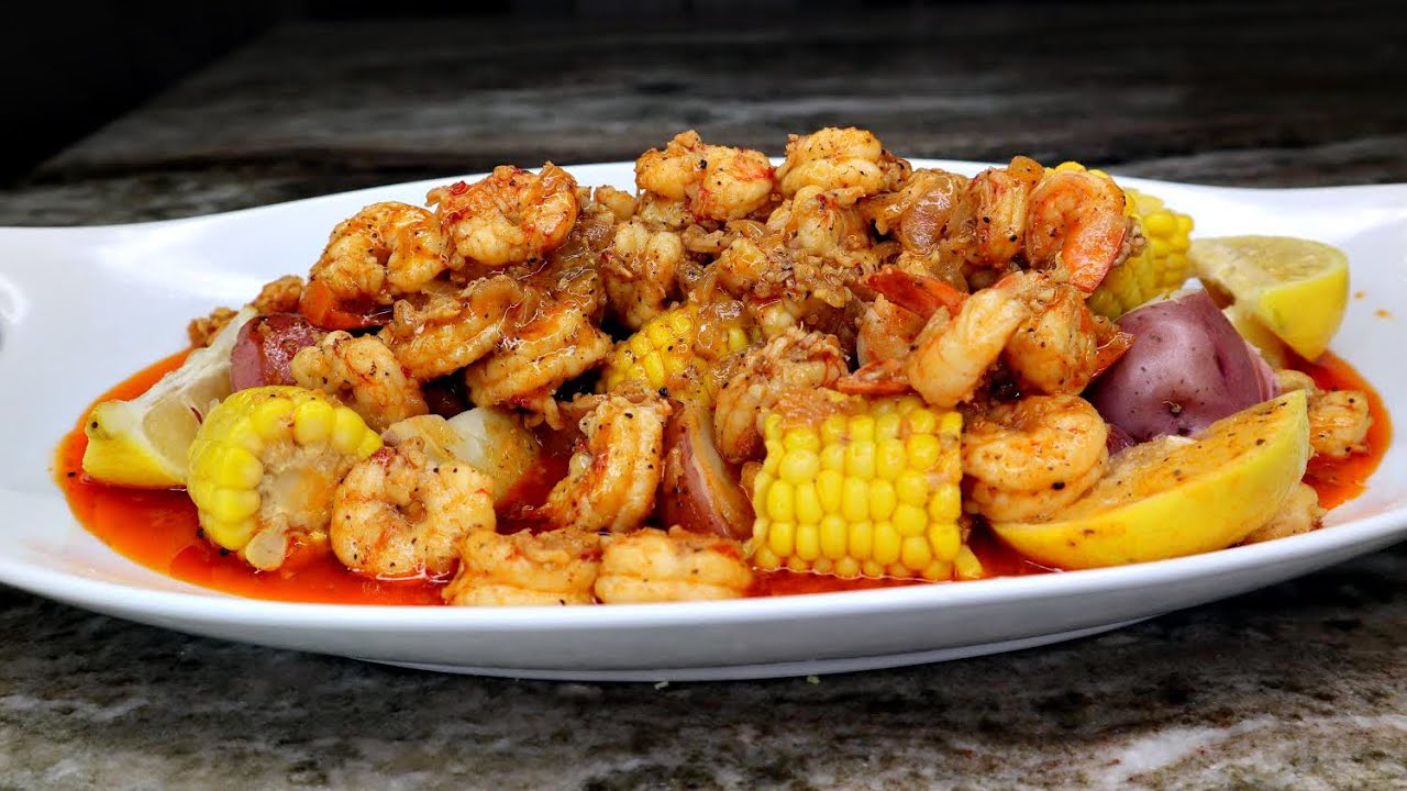 THE BEST SHRIMP BOIL I'VE EVER MADE! Shrimp Boil Recipe