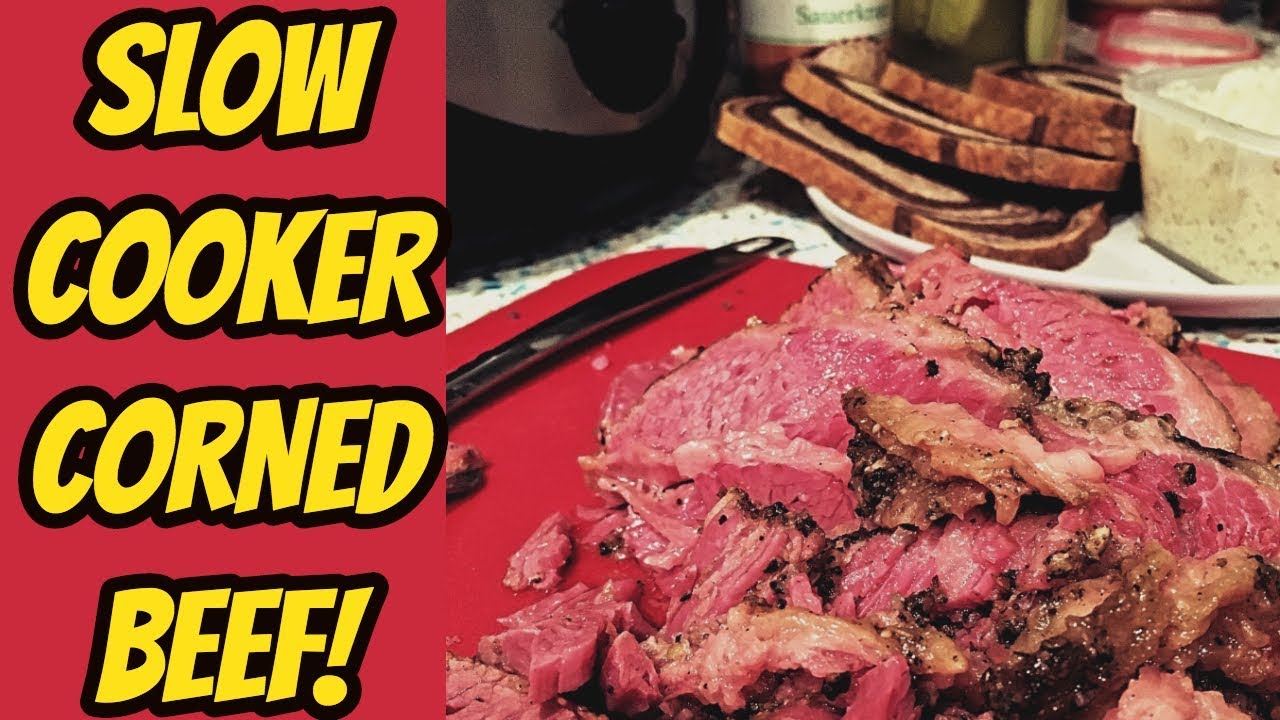 AMAZINGLY Tender Corned Beef In A Slow Cooker