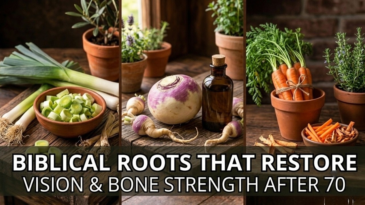 10 Biblical Root Vegetables That Restore Vision And Bone Density After 70