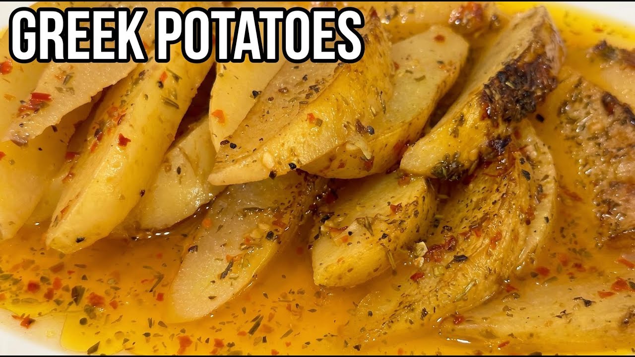Effortless Slow-Roasted Greek Potatoes (Patates Lemonates)