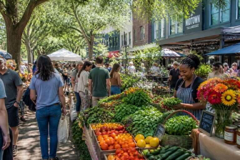 discover fresh, local produce and vibrant flavors at midtown tallahassee's new farmers market. experience community spirit and seasonal delights in the heart of the city.