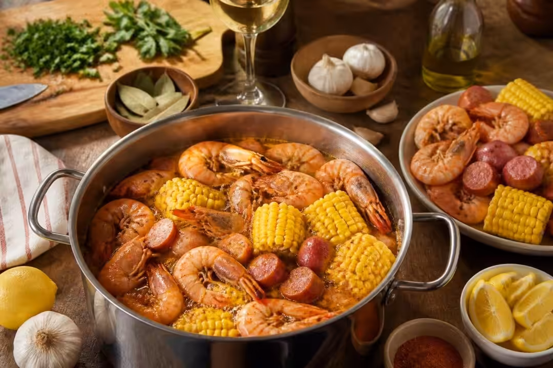 learn how to make a delicious shrimp boil with this complete step-by-step recipe. perfect for seafood lovers looking for a flavorful and easy meal.