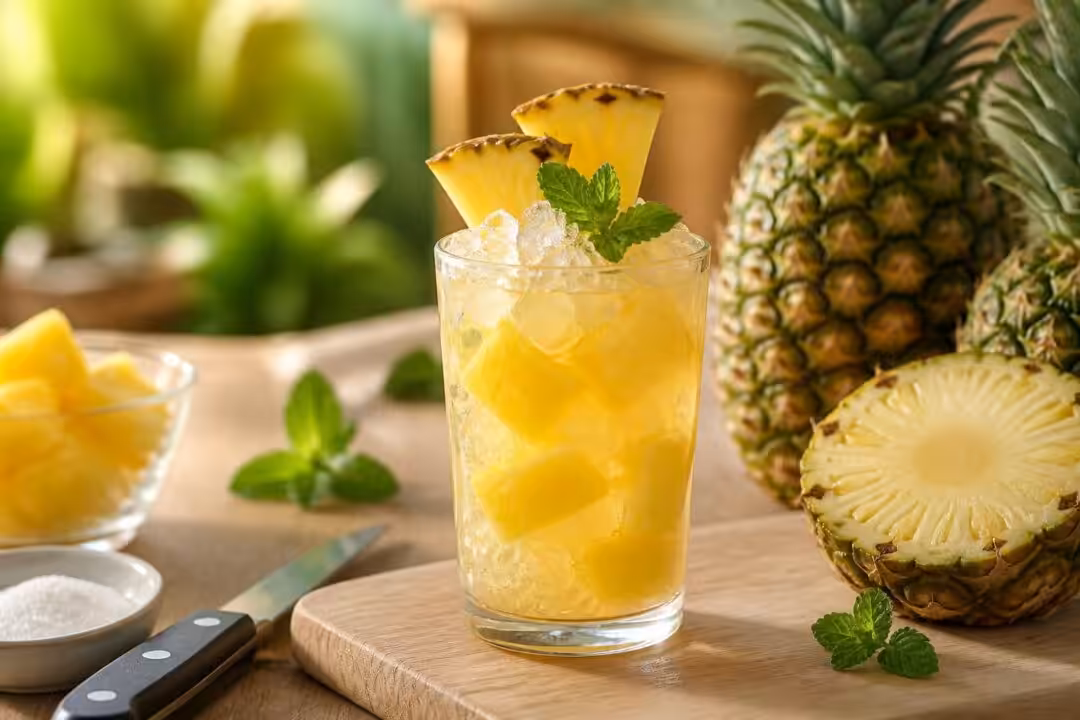 discover how to make refreshing pineapple ice with this simple and easy-to-follow recipe guide. perfect for a cool, tropical treat any time!