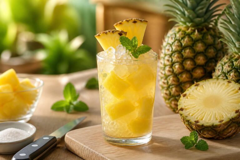 discover how to make refreshing pineapple ice with this simple and easy-to-follow recipe guide. perfect for a cool, tropical treat any time!