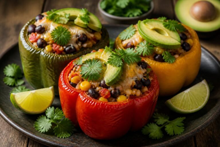 discover delicious mexican-style stuffed capsicum recipes bursting with authentic flavors. perfect for a tasty and vibrant meal full of spices and fresh ingredients.