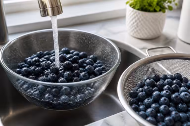discover expert tips on how to perfectly wash blueberries for maximum freshness and flavor. learn the best techniques to clean your berries safely and effectively.