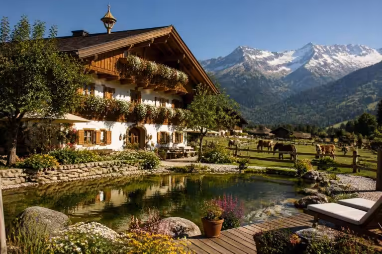discover an honest and detailed review of my stay at austria's iconic luxury farm resort, highlighting the unique blend of rustic charm and modern comfort.