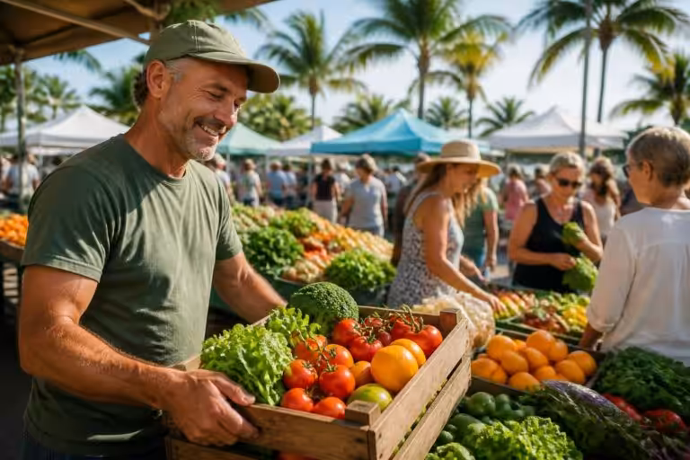 swfl produce brings the freshest farm-to-table flavors directly to coconut point, offering a delicious selection of locally sourced fruits and vegetables.