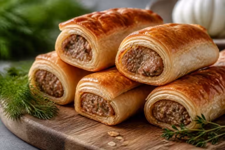 discover the best homemade sausage rolls with this easy pork and fennel recipe. perfectly seasoned, flaky, and delicious for any occasion.