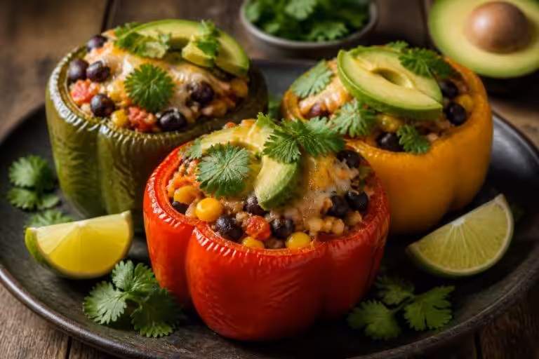 discover delicious mexican-style stuffed capsicum recipes bursting with authentic flavors. perfect for a tasty and vibrant meal full of spices and fresh ingredients.